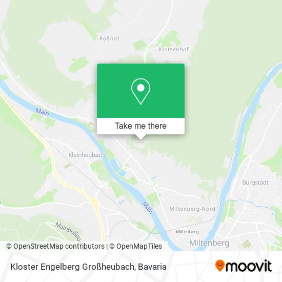 Карта Kloster Engelberg Großheubach