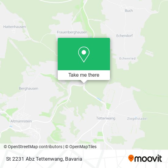 St 2231 Abz Tettenwang map
