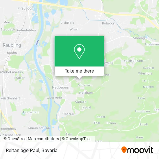 Карта Reitanlage Paul