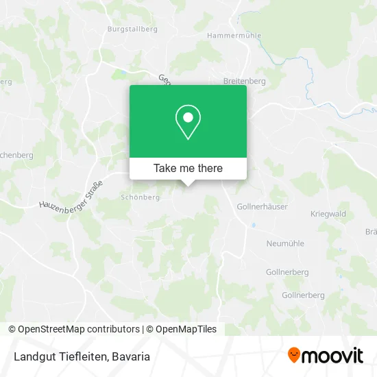 Карта Landgut Tiefleiten