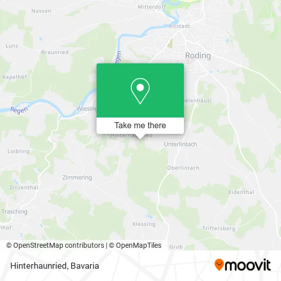 Карта Hinterhaunried