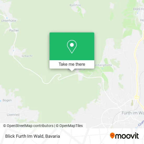 Карта Blick Furth Im Wald