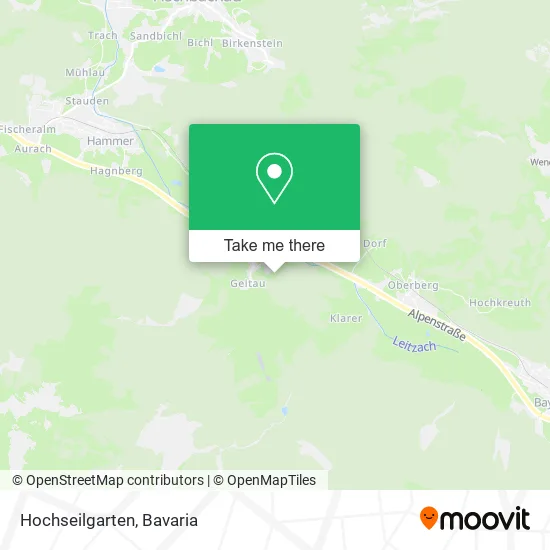 Карта Hochseilgarten