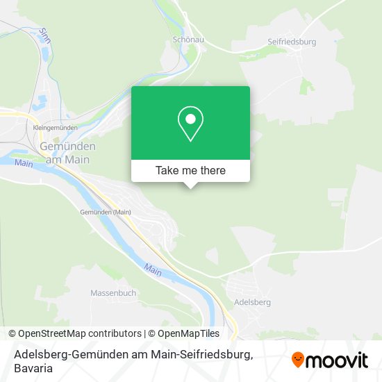 Adelsberg-Gemünden am Main-Seifriedsburg map