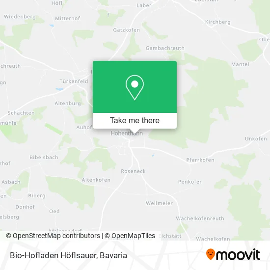 Карта Bio-Hofladen Höflsauer