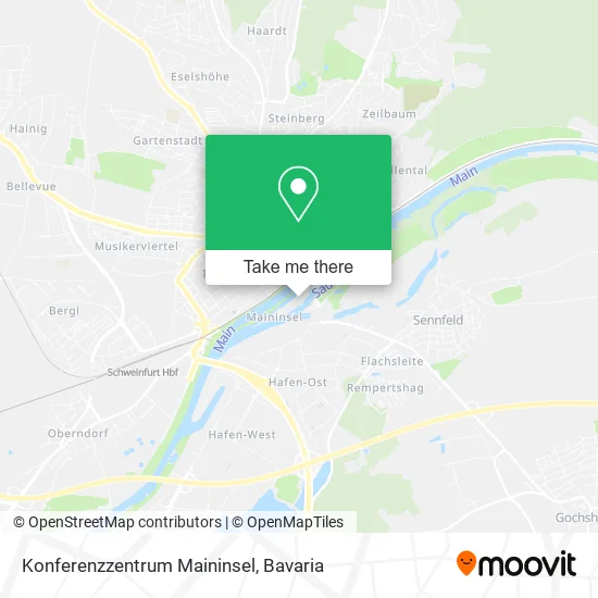 Карта Konferenzzentrum Maininsel