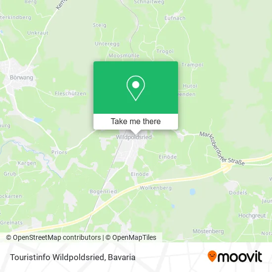 Карта Touristinfo Wildpoldsried