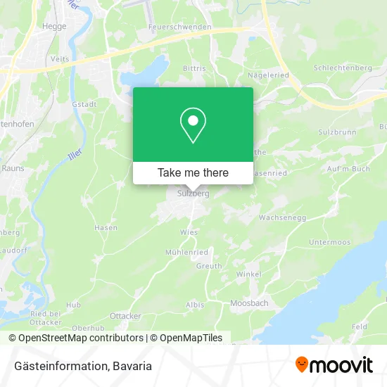Карта Gästeinformation
