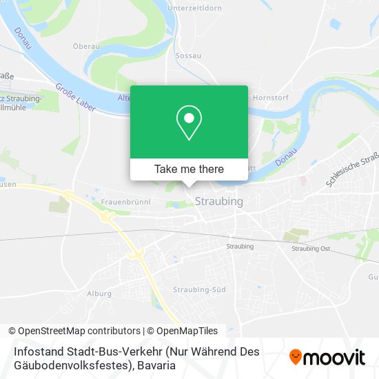 Infostand Stadt-Bus-Verkehr (Nur Während Des Gäubodenvolksfestes) map
