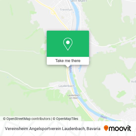 Vereinsheim Angelsportverein Laudenbach map