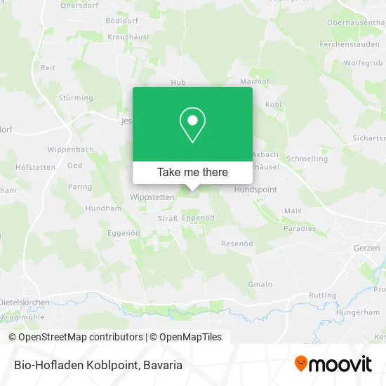 Карта Bio-Hofladen Koblpoint