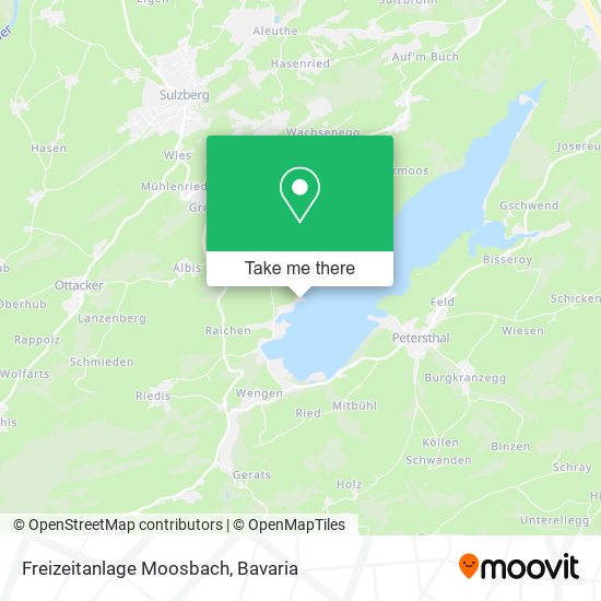 Карта Freizeitanlage Moosbach