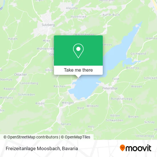 Карта Freizeitanlage Moosbach