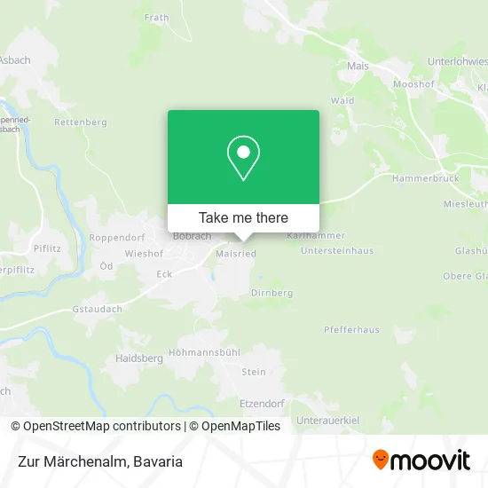 Карта Zur Märchenalm