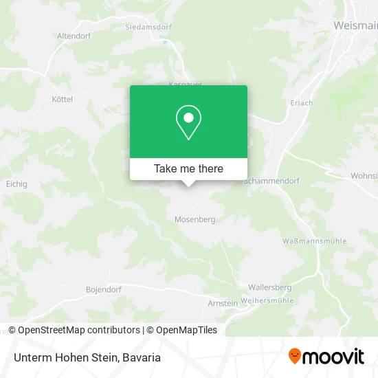Карта Unterm Hohen Stein