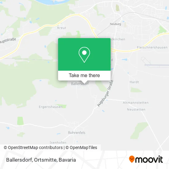 Карта Ballersdorf, Ortsmitte