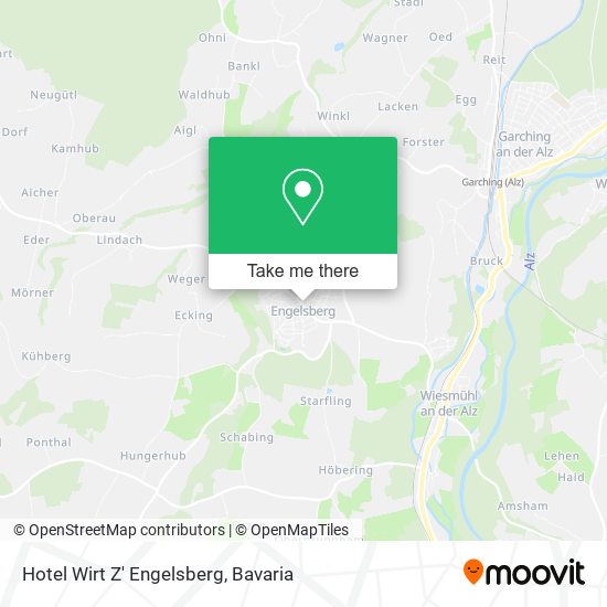 Карта Hotel Wirt Z' Engelsberg