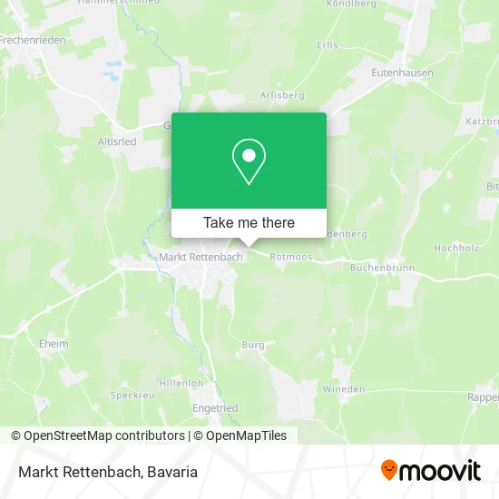 Карта Markt Rettenbach