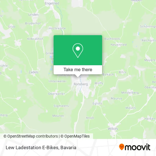 Карта Lew Ladestation E-Bikes