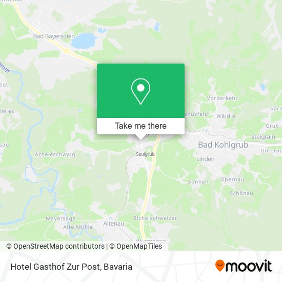 Hotel Gasthof Zur Post map