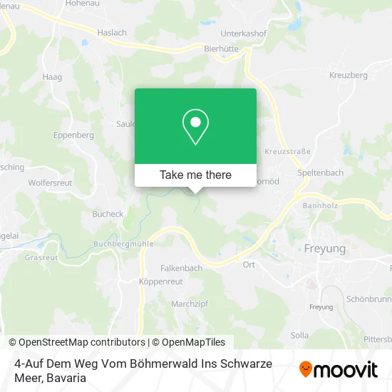 Карта 4-Auf Dem Weg Vom Böhmerwald Ins Schwarze Meer