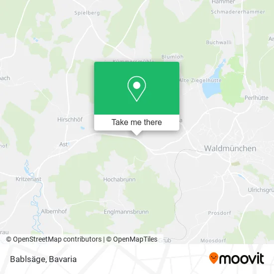 Карта Bablsäge