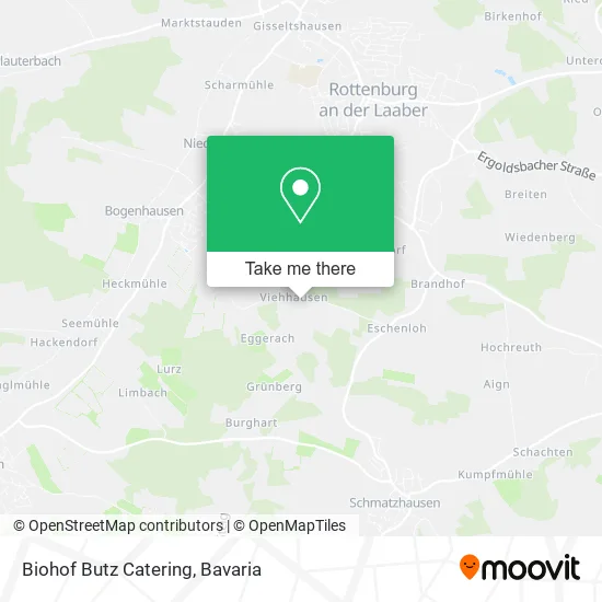 Карта Biohof Butz Catering