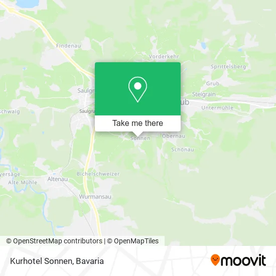 Карта Kurhotel Sonnen