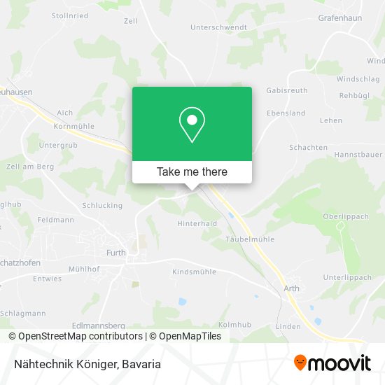 Nähtechnik Königer map