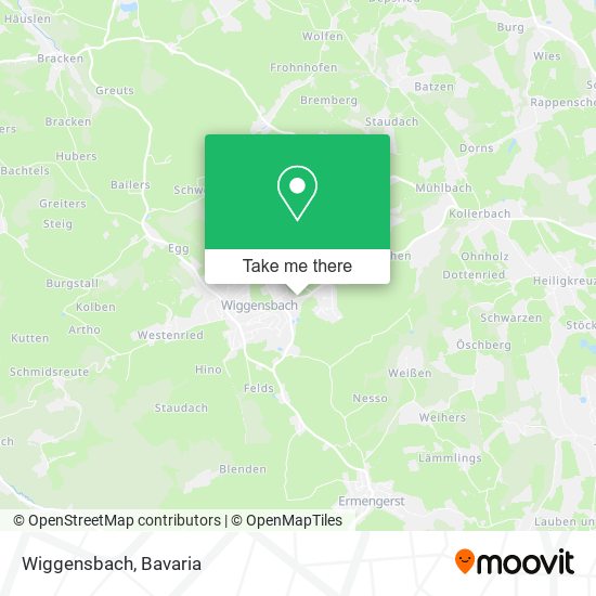 Wiggensbach map