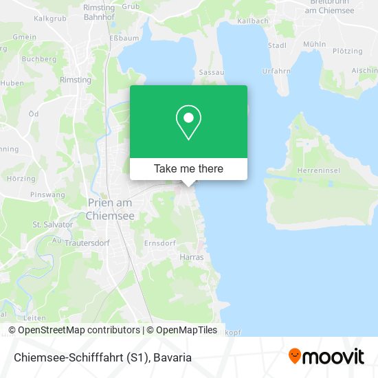 Chiemsee-Schifffahrt (S1) map