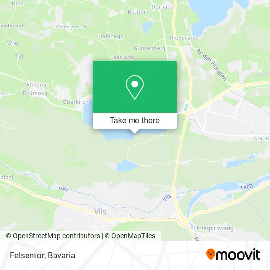 Карта Felsentor