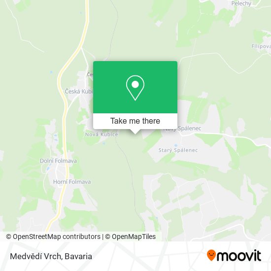Medvědí Vrch map