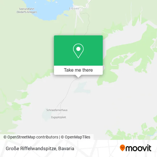 Карта Große Riffelwandspitze