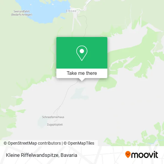 Карта Kleine Riffelwandspitze
