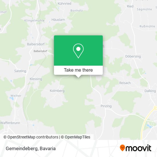 Gemeindeberg map