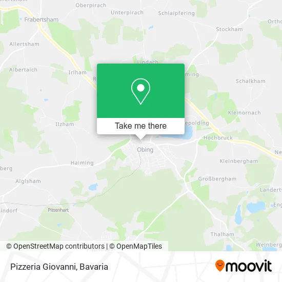 Pizzeria Giovanni map
