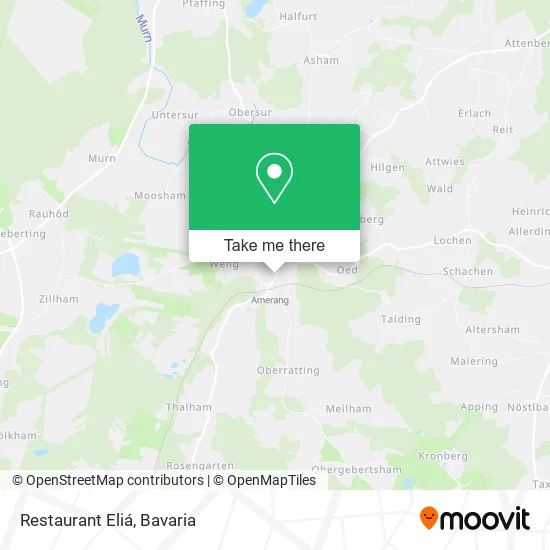 Карта Restaurant Eliá