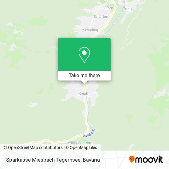 Sparkasse Miesbach-Tegernsee map