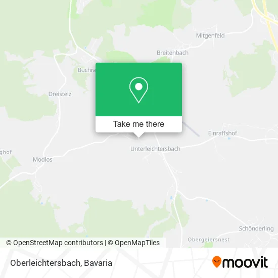 Карта Oberleichtersbach
