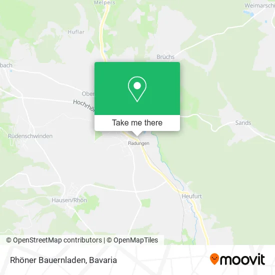 Карта Rhöner Bauernladen