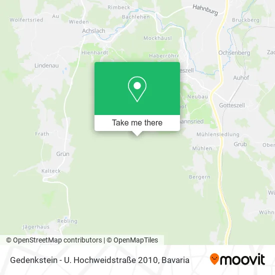 Карта Gedenkstein - U. Hochweidstraße 2010