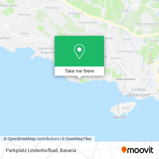 Карта Parkplatz Lindenhofbad