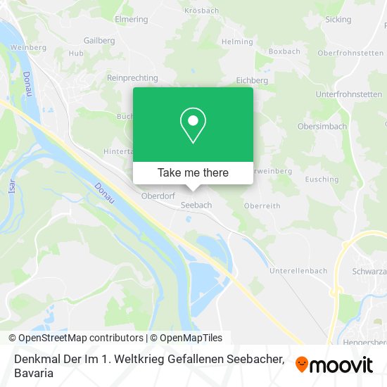 Denkmal Der Im 1. Weltkrieg Gefallenen Seebacher map