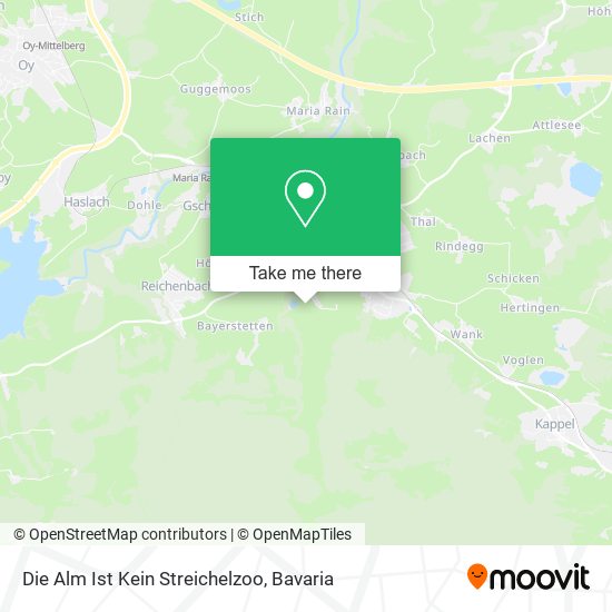 Карта Die Alm Ist Kein Streichelzoo