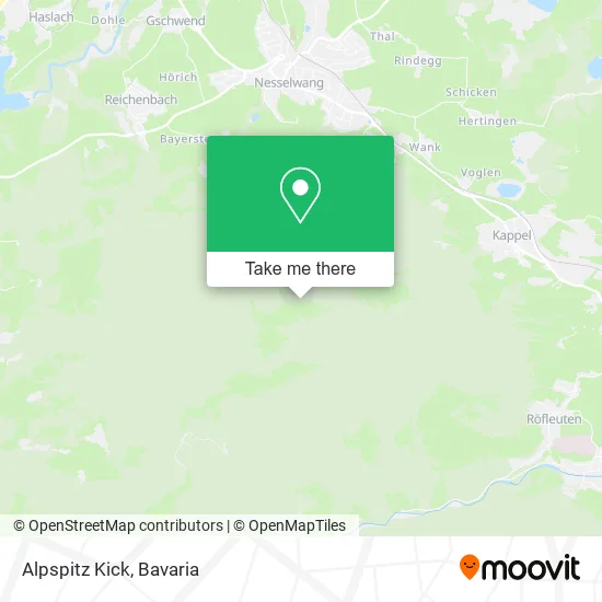 Карта Alpspitz Kick