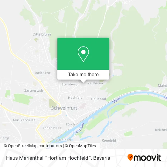 Карта Haus Marienthal ""Hort am Hochfeld""