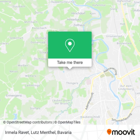 Irmela Ravet, Lutz Menthel map