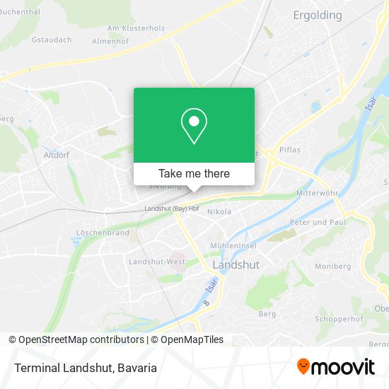 Terminal Landshut map