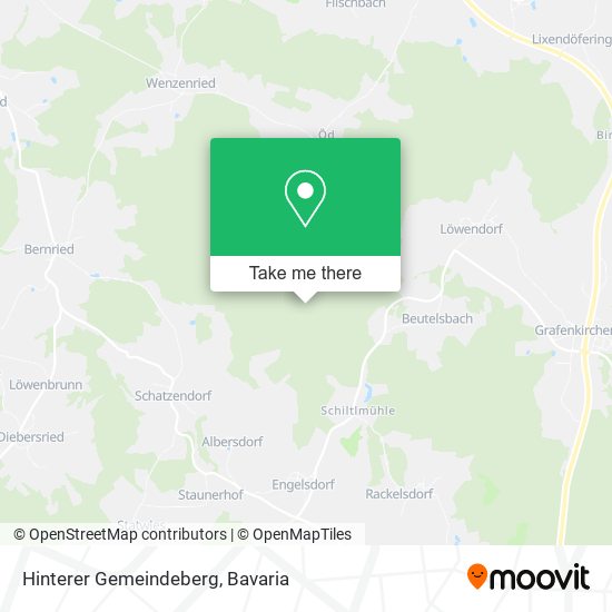 Hinterer Gemeindeberg map